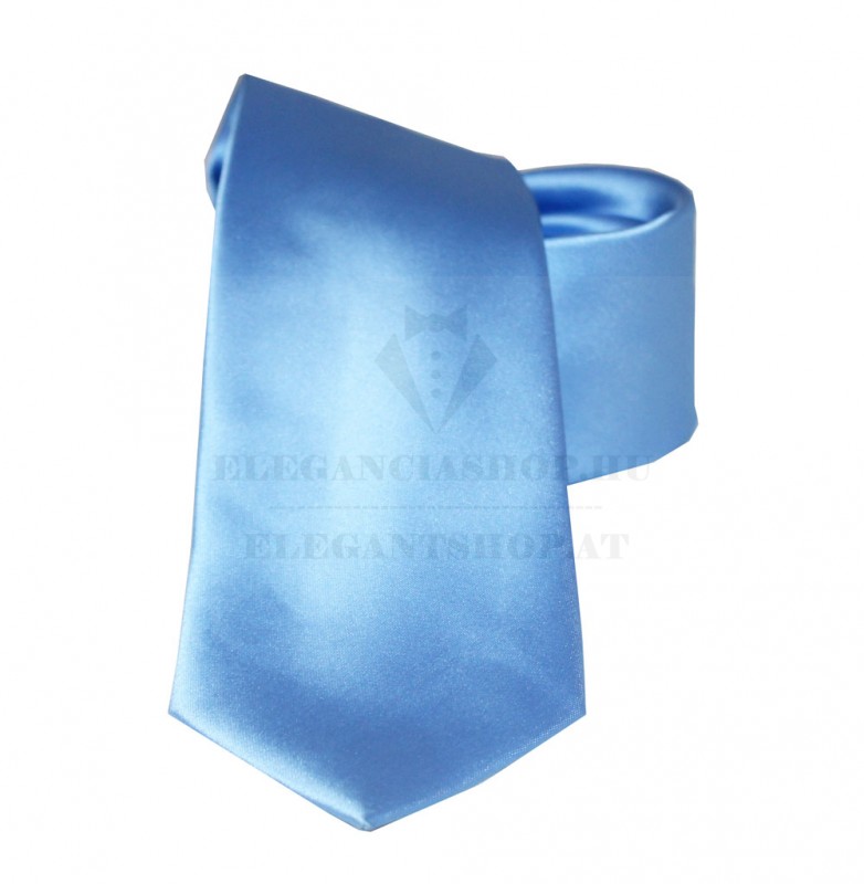  Szatén nyakkendő szett - Égszínkék Egyszínű nyakkendő
